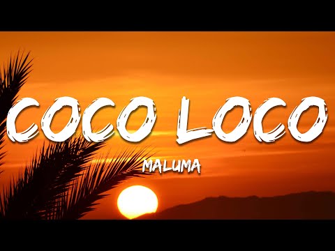 Maluma - COCO LOCO (Letra/Lyrics)