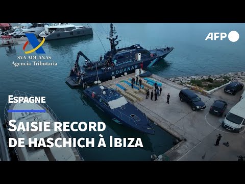 Espagne: saisie record de 8,3 tonnes de haschich à Ibiza | AFP Images