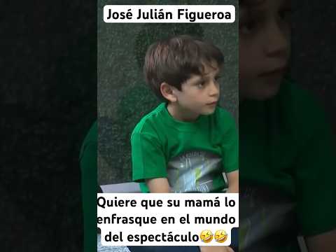 José Julián Figueroa quiere que lo enfrasquen en el espectáculo porque a él le gusta mucho cantar