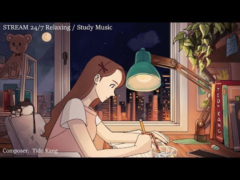 공부할때 듣기 좋은 음악?Relaxing Sleep Music & Study, Rain ASMR 24/7