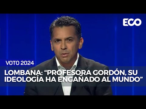 Ricardo Lombana: Profesora Gordón, su ideología ha engañado al mundo | #Voto24