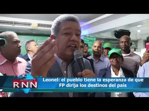 Leonel: el pueblo tiene la esperanza de que FP dirija los destinos del país