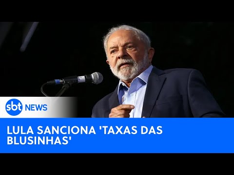 SBT News na TV: Lula sanciona taxação de compras internacionais de até US$ 50
