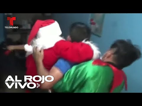 Santa Claus y un elfo detienen a un traficante de drogas en Perú
