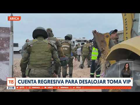 Desalojo de toma VIP en Arica: Se tomaron 162 hectáreas y construyeron 140 inmuebles