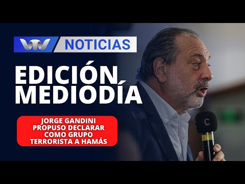 Edición Mediodía 29/01 | Jorge Gandini propuso declarar como grupo terrorista a Hamás