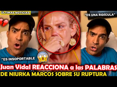 La REACCIÓN de Juan Vidal a las FUERTES DECLARACIONES de Niurka Marcos sobre su RUPTURA