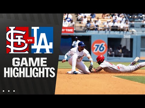 Cardinals vs. Dodgers Game Highlights (8/6/25) | MLB Highlights