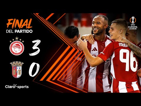 Olympiacos [3-0] Braga | Resumen y goles | Jornada 2 | Europa League 2024-25