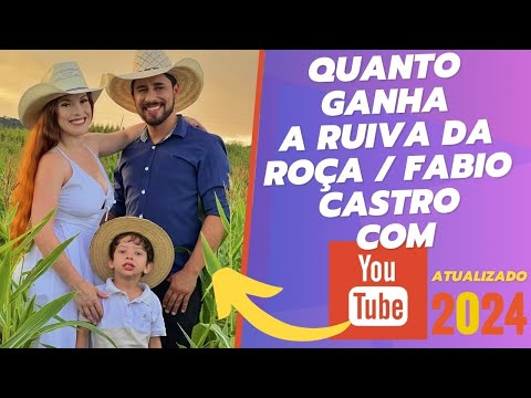 Quanto ganha A ruiva da roça / Fabio Castro em 2024 Atualizado