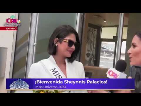 Bienvenida Sheynnis Palacios a Costa Rica. Declaraciones brindadas a OPA