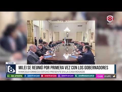 MILEI SE REUNIÓ POR PRIMERA VEZ CON LOS GOBERNADORES