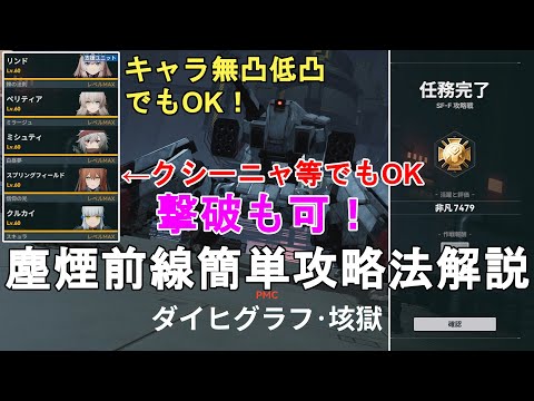 【ドルフロ2】塵煙前線 攻略戦 ダイヒグラフ・垓獄 撃破＆最高点の取り方解説！酸属性パーティーで攻めよう！GIRLS' FRONTLINE 2 EXILIUM【少女前線2/ドールズフロントライン2】