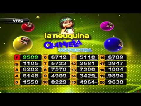 SORTEO DE QUINIELA VESPERTINA Nº 29002 / 26-07-24 - LOTERIA LA NEUQUINA