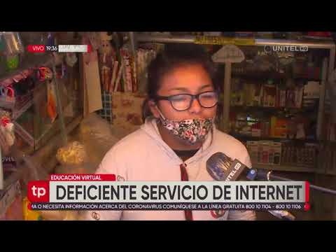 Quejas en La Paz se por la velocidad del internet que perjudica clases virtuales