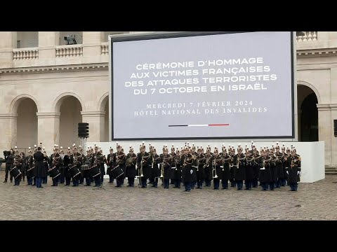La France rend un hommage national à ses victimes du 7 octobre en Israël | AFP