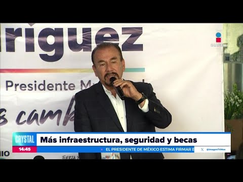 Pedro Rodríguez Villegas promete más infraestructura en obra pública | Noticias con Crystal Mendivil