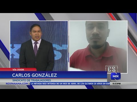 Entrevista a Carlos González, sobre una huelga por parte de los trabajadores de Aguaseo en Colón