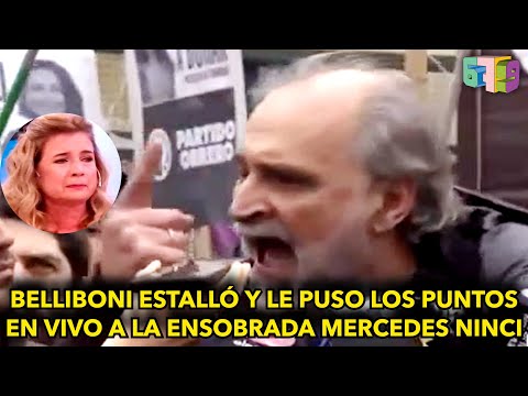 Belliboni ESTALLÓ y le puso los puntos EN VIVO a la ensobrada Mercedes Ninci