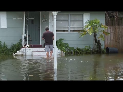 Florida resident escapes Idalia flood waters