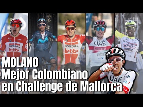 Juan Sebastián Molano se subió al podio en el  Challenge de Mallorca 2022.