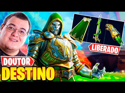 LIBEREI A NOVA SKIN DO DOUTOR DESTINO NA NOVA TEMPORADA DA MARVEL FORTNITE