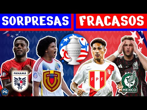 5 SORPRESAS Y FRACASOS: COPA AMÉRICA 2024 (FASE de GRUPOS)?