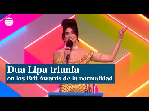 Dua Lipa triunfa en unos Brit Awards dominados por las mujeres