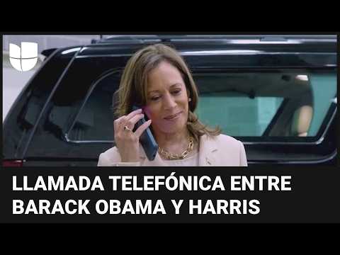 Barack y Michelle Obama anuncian su apoyo a Kamala Harris como candidata presidencial