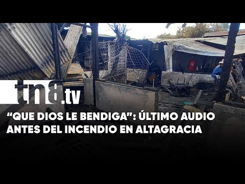 Último Audio de Mujer Fallecida en Incendio en Altagracia