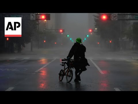 Video shows Hurricane Milton approaching Tampa and Key West in Florida