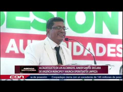 Alcalde electo en Los Alcarrizos, Junior Santos declara de urgencia municipio