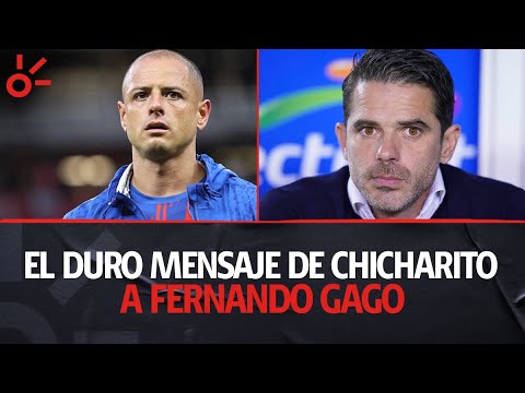 El DURO mensaje de Chicharito a Gago