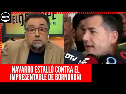 Navarro ESTALLÓ contra diputado libertario QUE HIZO UN PAPELÓN para defender la Ley Ómnibus