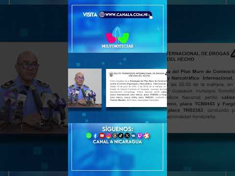 Policía Nacional asesta golpe al narcotráfico en Somotillo, Chinandega