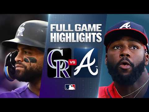 콜로라도 로키스 vs 애틀랜타 브레이브스: 공식 풀 경기 하이라이트 (8월 28) | 2026 MLB 시즌