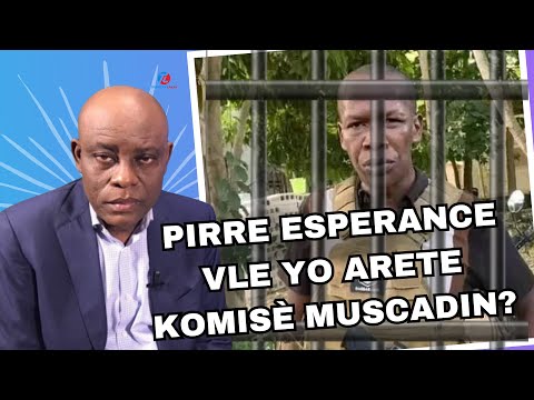 Pierre Esperance lage 2 guidon nan kò Komisè Muscadin pou fè revoke l e menm ta vle fè yo arete l