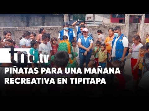 Niños gozan de mañana recreativa en Tipitapa - Nicaragua