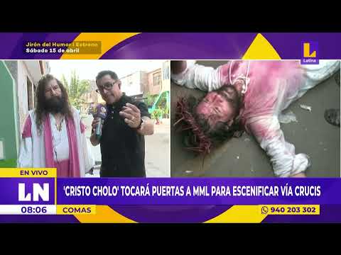 Cristo Cholo pide a Rafael López Aliaga permiso para escenificar Vía Crucis por Semana Santa