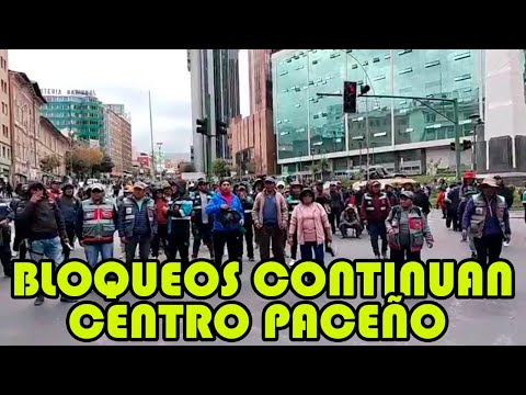 CENTRAL OBRERA DEPARTAMENTAL DE LA PAZ CONTINUAN CON LAS MOVILIZACIONES CENTRO PACEÑO..