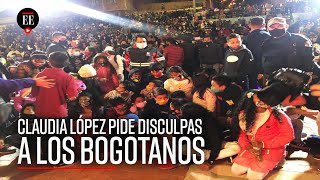 Claudia López pide disculpas tras aglomeraciones en Ciudad Bolívar por inauguración de navidad