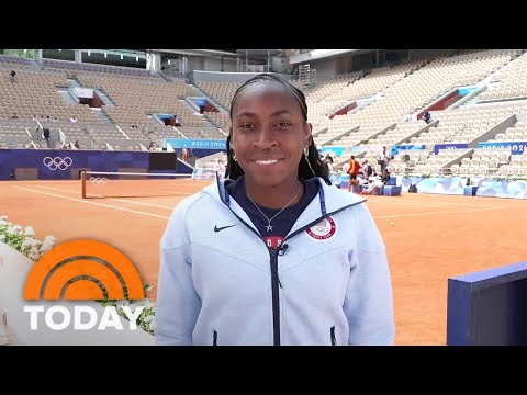 Coco Gauff talks being selected as flag bearer for Paris Olympics