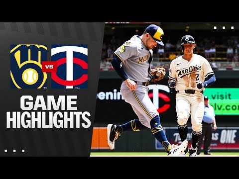 Brewers vs. Twins Game Highlights (6/22/25) | MLB Highlights