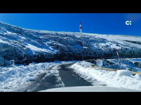 Manto blanco en el Teide