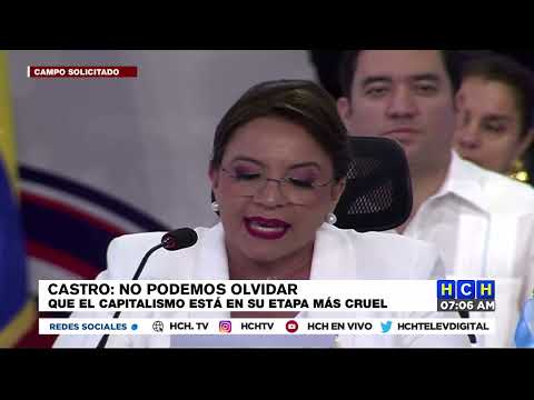 Discurso de la Presidenta Castro en la Cumbre Iberoamericana en República Dominicana