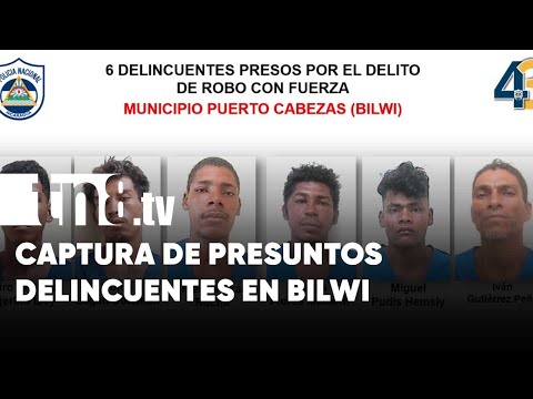¡Alto a la delincuencia! 8 sujetos tras las rejas en Granada - Nicaragua