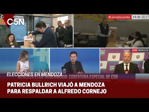ELECCIONES en MENDOZA: PATRICIA BULLRICH viajó a la provincia para APOYAR a ALFREDO CORNEJO