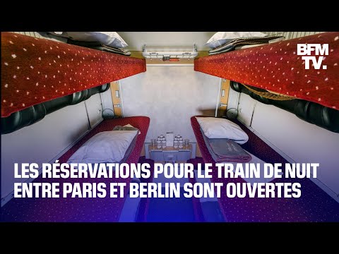Les réservations pour le train de nuit entre Paris et Berlin sont ouvertes