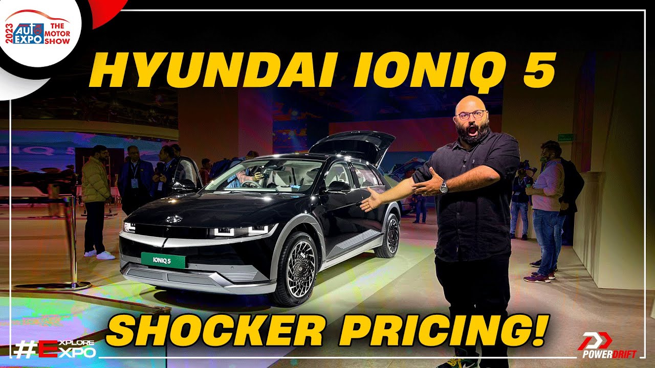 Hyundai Ioniq 5 - Shocker of a Pricing | Detailed Car Walkaround | Auto Expo 2023 | PowerDrift