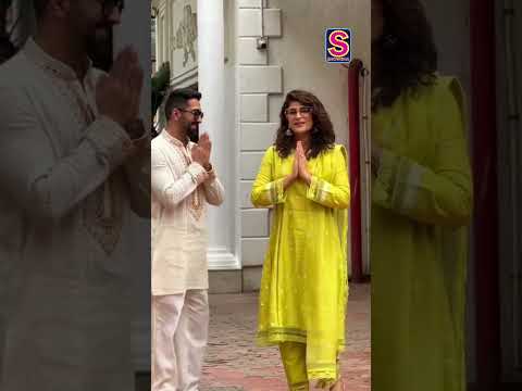 Ayushmann Khurrana & Wife Tahira Kashyap Look Amazing In Ethnic Wear | News18 | N18S | #shorts